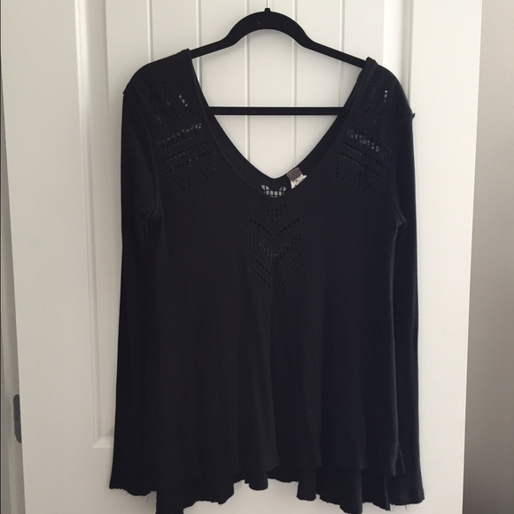 Free people moonrise cutwork long sleeve