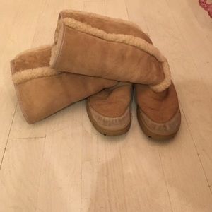 Sand colored ugg boots