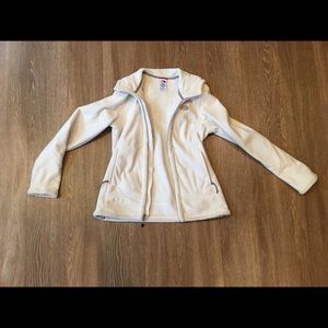 'The North Face' hooded fleece jacket womens small