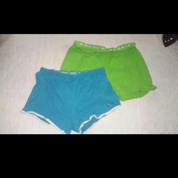 2 100% cotton shorts
