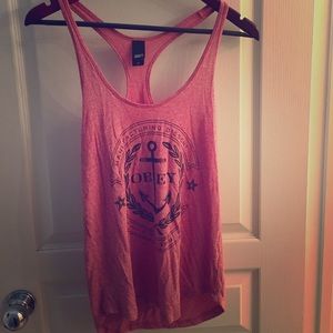 Pink Obey Tank