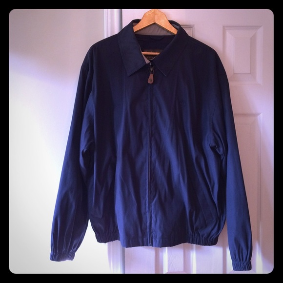 Men's Navy Timberland Jacket ~ SZ L