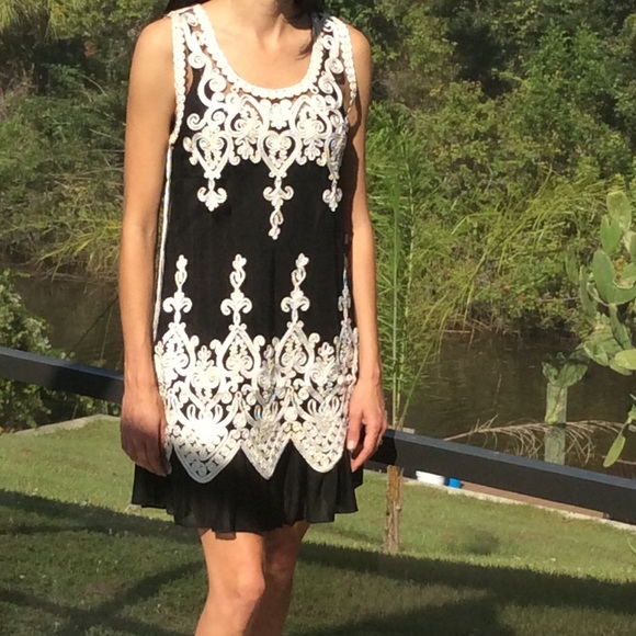 ❗️LAST 1❗️ Lace Slip Dress L - Picture 3 of 4