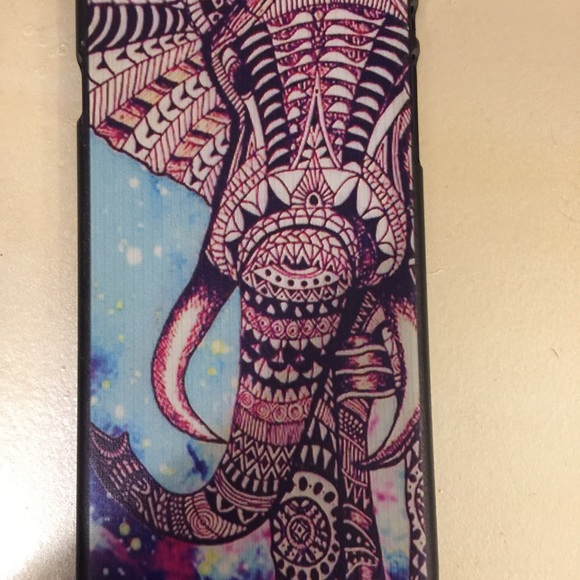 Multicolored elephant iPhone 6 Plus phone case