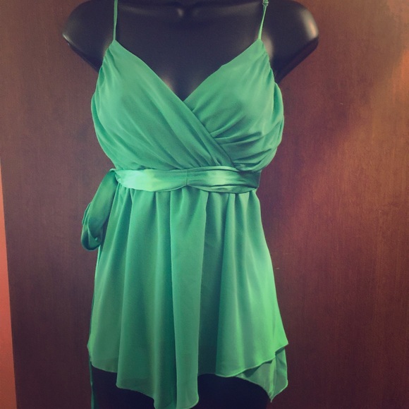 Lovely ABS Green tank/blouse