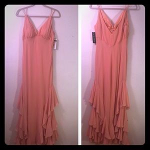 Gorgeous Peach/Tangerine Formal Gown/Prom Dress