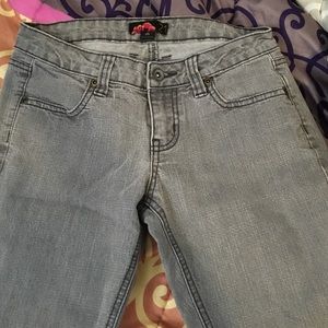 Grey skinny jeans