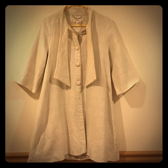 CLEARANCE Julie Brown Light Tweed Jacket Like New