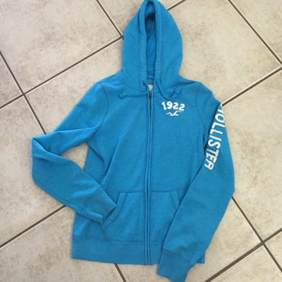 Hollister Blue Jacket🎀 - Picture 1 of 3