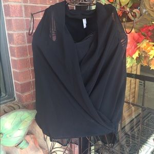Great faux wrap front blouse!