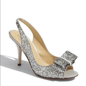 Kate Spade "charm" sling back shoe