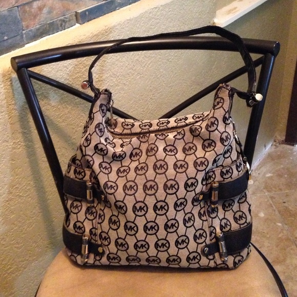 Mk jacquard bag