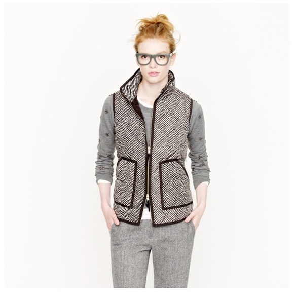 J. Crew Jackets & Blazers - Herringbone quilted vest