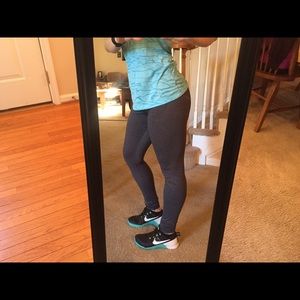 Gray compression pants from Old Navy