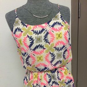 Printed romper