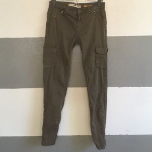 Zara TRF skinny cargo pants