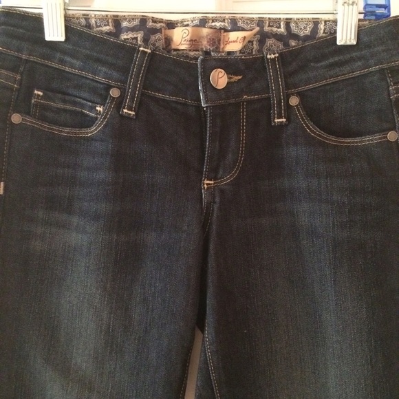 Paige laurel canyon boot cut dark jeans 24 - Picture 2 of 4