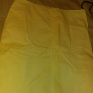 Anne Klein white skirt