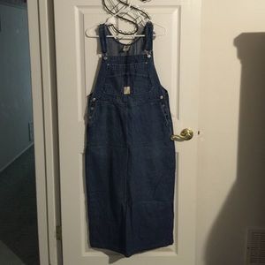 Womens Overall maxiskirt denim/ jumpsuit maxiskirt