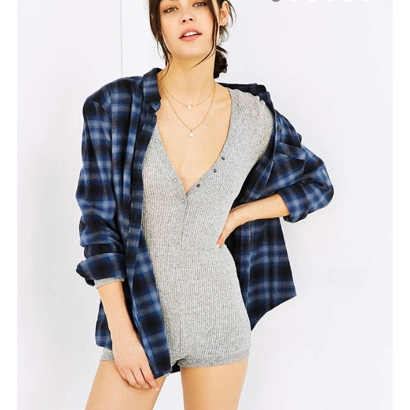 Out From Under Cozy Brushed Rib Romper