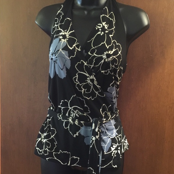 Wrap halter top