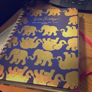 Lily Pulitzer tusk in the sun planner 2015-2016