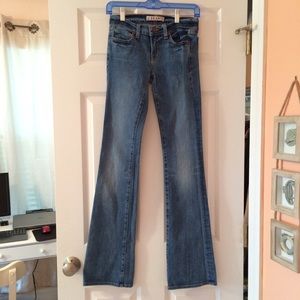 J Brand boot cut mid-rise jeans 24