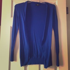 Royal blue open cardigan