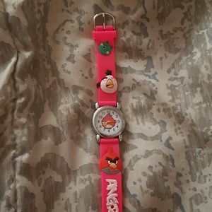 HOTT PINK ANGRY BIRD WATCH