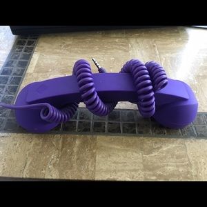 Purple native Union pop phone handset