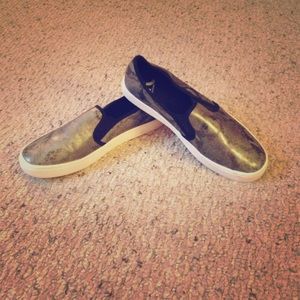 Snake-print Slip-on sneakers