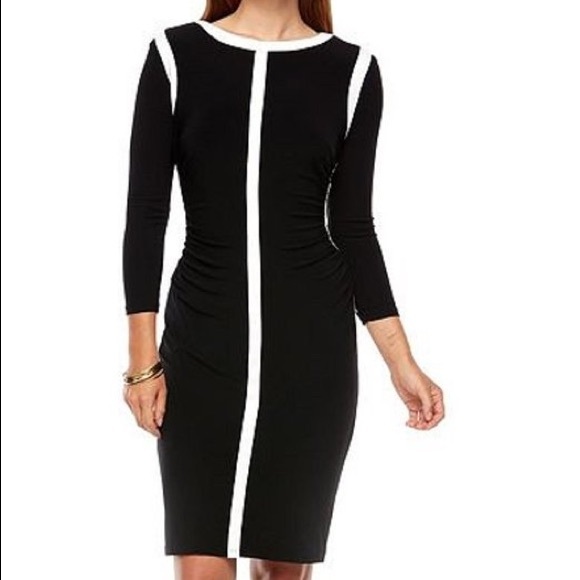 Chaps by Ralph Lauren Rouched Sheeth Dress