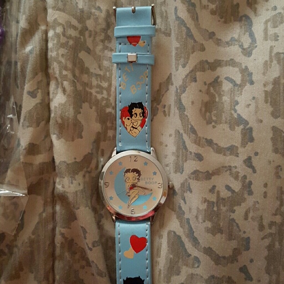 Light Blue Betty Boop Watch