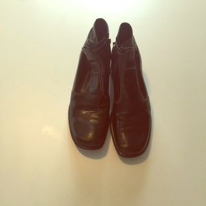 Franco Sarto Black ankle boots.