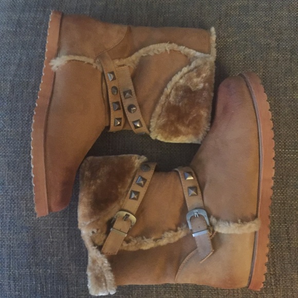 Designer inspired boots with studs