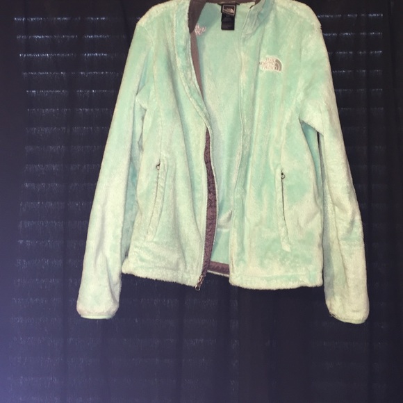 Baby blue North Face
