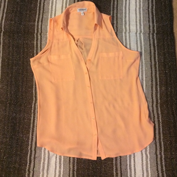 Express Peach Sleeveless Portofino