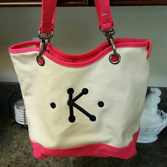 Hot Pink mini canvas tote!