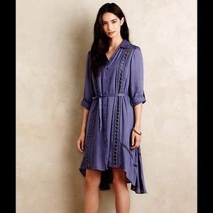 NWOT Anthropologie Vanessa Virginia Liet Shirtdress