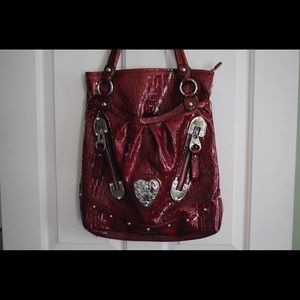 Kathy Van Zeeland Red Bag