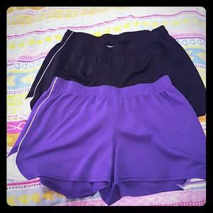 2 pairs of running shorts