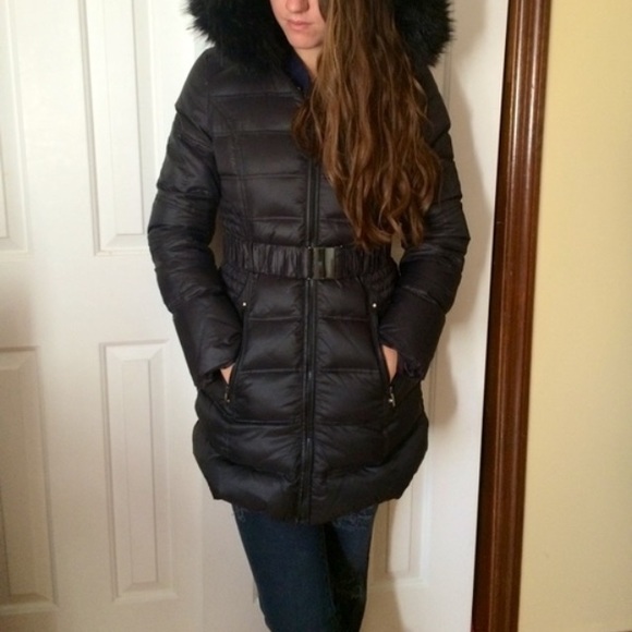 Black winter coat