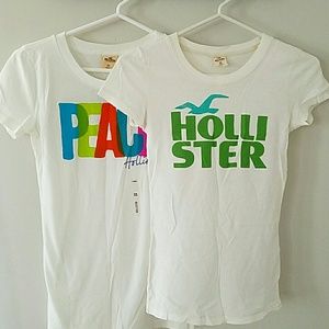 Bundle of 2 - Hollister graphic tees