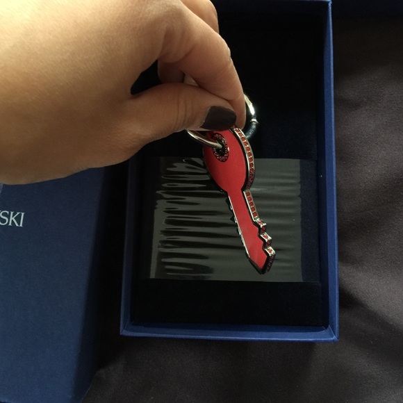 👠💋Swarovski red key ring👠💋