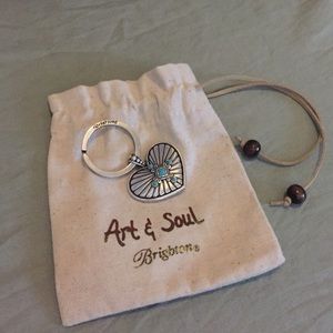 Authentic Brighton heart keychain