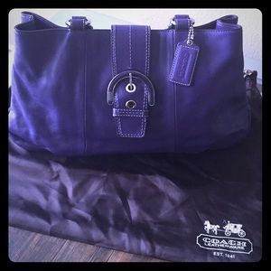 👛 Coach Shoulder bag in soft leather. 👛