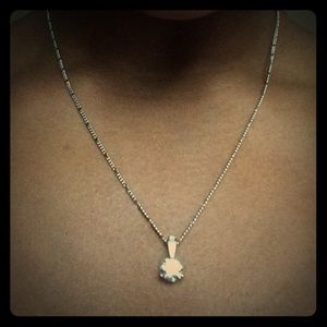 NWOT silver chain with sparkling pendant