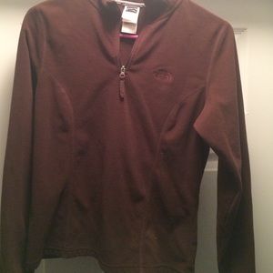North face fleece half zip