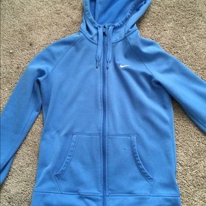 Blue nike hoodie