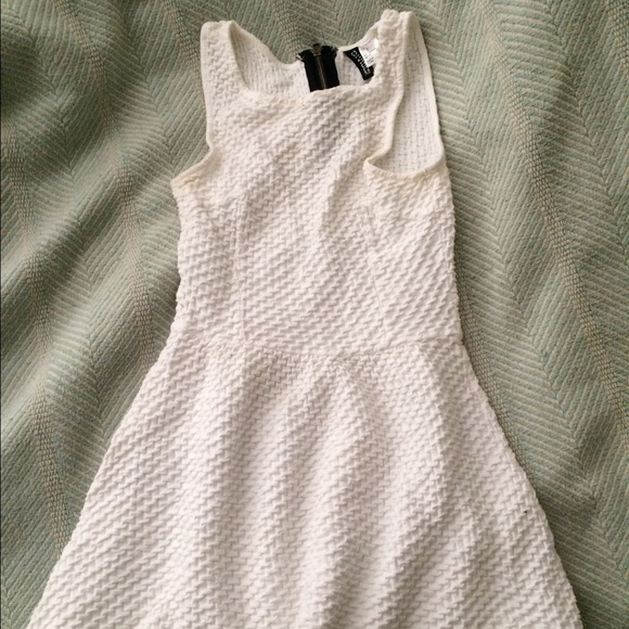 F21 White mini dress